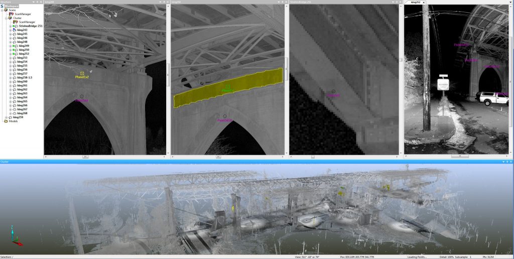 Registering and assembling a point cloud.