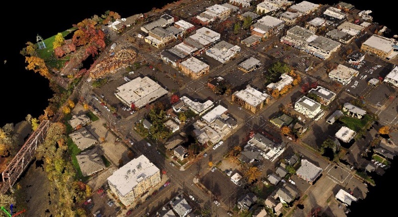 city point cloud model