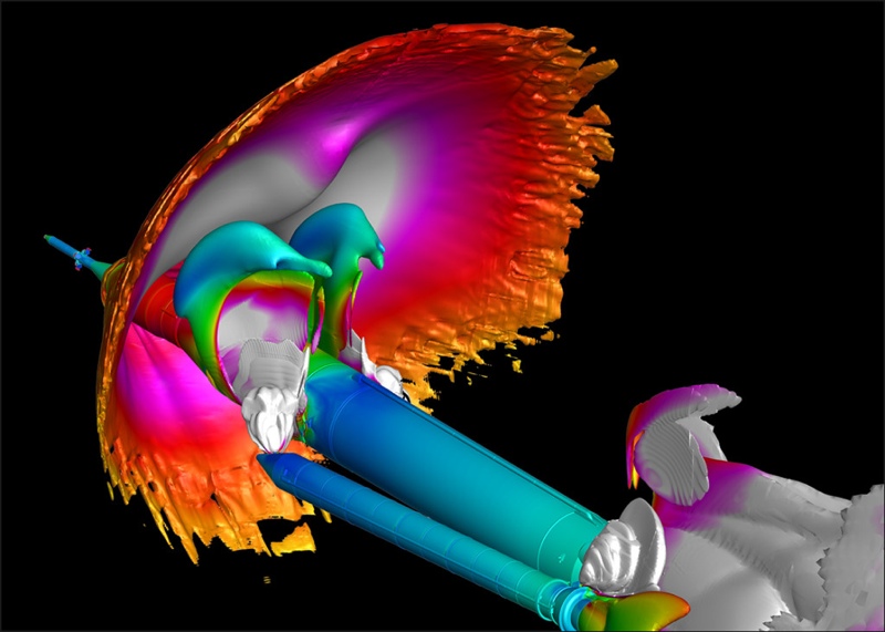 Computer Model of SLS Shockwave